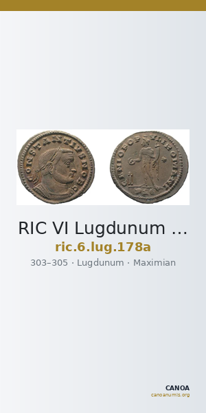 RIC VI Lugdunum 178a — CANOA