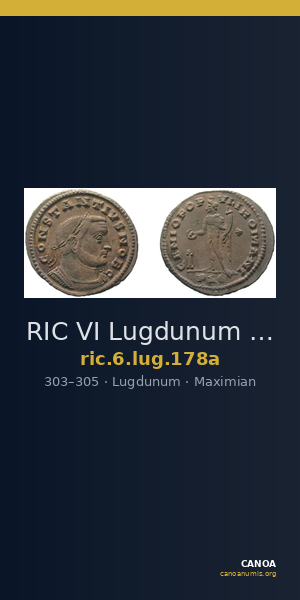 RIC VI Lugdunum 178a — CANOA