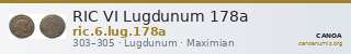 RIC VI Lugdunum 178a — CANOA