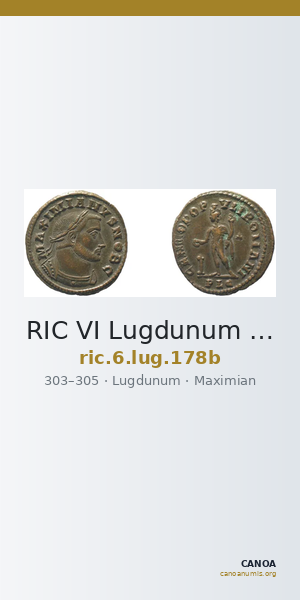 RIC VI Lugdunum 178b — CANOA