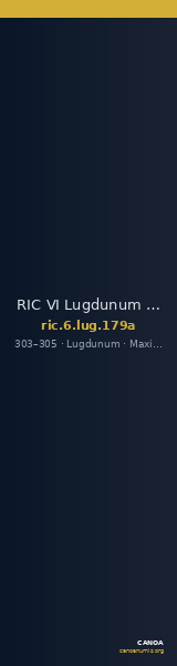 RIC VI Lugdunum 179a — CANOA