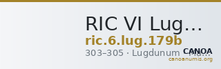RIC VI Lugdunum 179b — CANOA