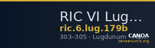 RIC VI Lugdunum 179b — CANOA