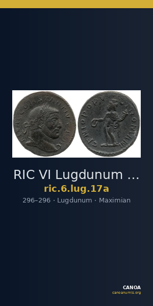 RIC VI Lugdunum 17a — CANOA