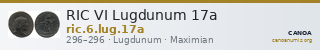 RIC VI Lugdunum 17a — CANOA
