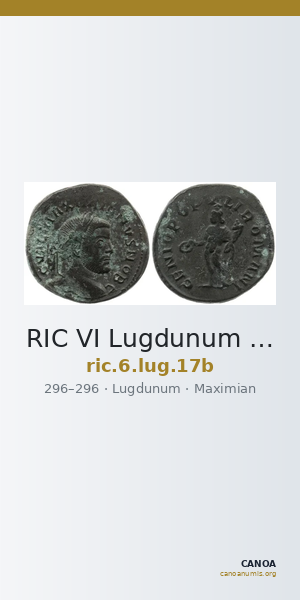 RIC VI Lugdunum 17b — CANOA