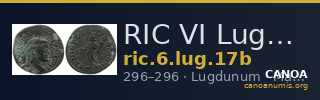 RIC VI Lugdunum 17b — CANOA