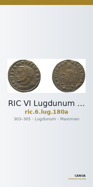 RIC VI Lugdunum 180a — CANOA
