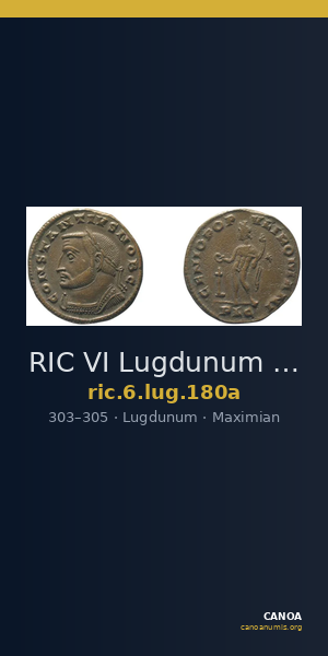 RIC VI Lugdunum 180a — CANOA