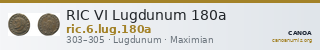 RIC VI Lugdunum 180a — CANOA