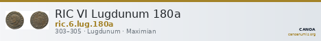RIC VI Lugdunum 180a — CANOA