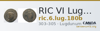 RIC VI Lugdunum 180b — CANOA