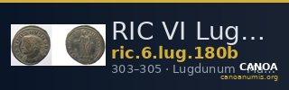 RIC VI Lugdunum 180b — CANOA