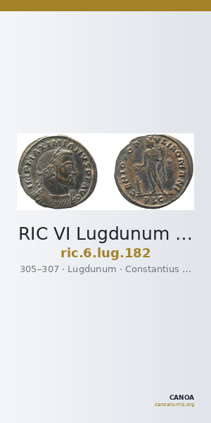 RIC VI Lugdunum 182 — CANOA