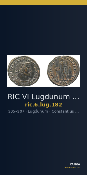 RIC VI Lugdunum 182 — CANOA