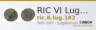 RIC VI Lugdunum 182 — CANOA