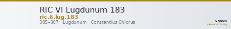 RIC VI Lugdunum 183 — CANOA