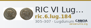 RIC VI Lugdunum 184 — CANOA