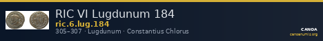 RIC VI Lugdunum 184 — CANOA