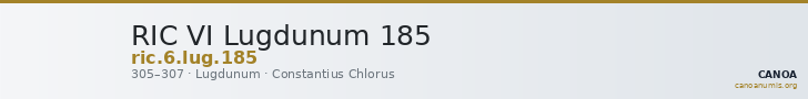 RIC VI Lugdunum 185 — CANOA