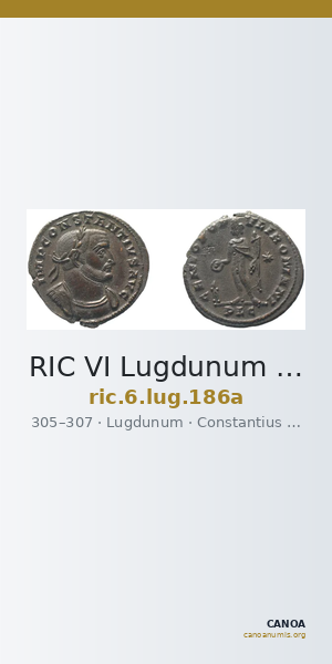 RIC VI Lugdunum 186a — CANOA