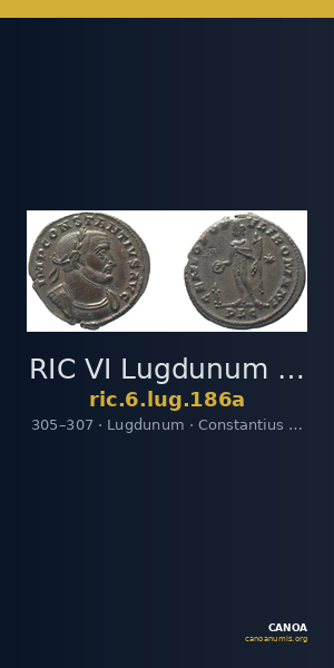 RIC VI Lugdunum 186a — CANOA