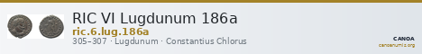 RIC VI Lugdunum 186a — CANOA