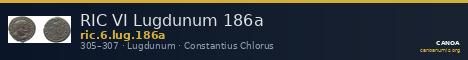 RIC VI Lugdunum 186a — CANOA