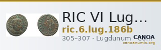 RIC VI Lugdunum 186b — CANOA