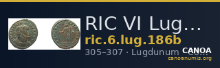 RIC VI Lugdunum 186b — CANOA