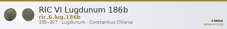 RIC VI Lugdunum 186b — CANOA
