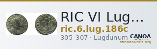 RIC VI Lugdunum 186c — CANOA