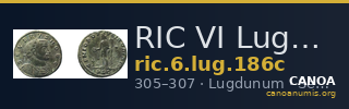 RIC VI Lugdunum 186c — CANOA