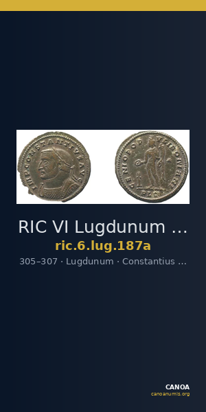 RIC VI Lugdunum 187a — CANOA