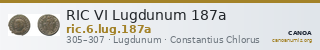 RIC VI Lugdunum 187a — CANOA