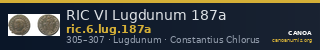 RIC VI Lugdunum 187a — CANOA