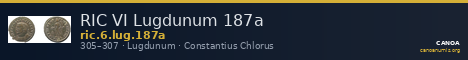 RIC VI Lugdunum 187a — CANOA