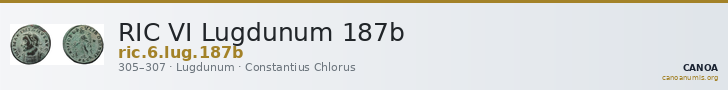 RIC VI Lugdunum 187b — CANOA