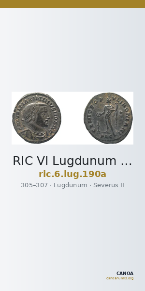 RIC VI Lugdunum 190a — CANOA