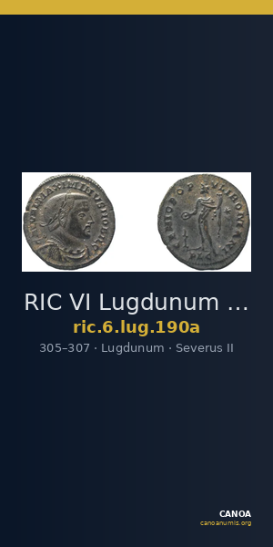 RIC VI Lugdunum 190a — CANOA