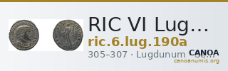 RIC VI Lugdunum 190a — CANOA