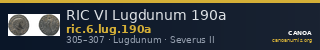 RIC VI Lugdunum 190a — CANOA