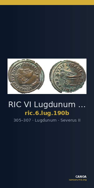 RIC VI Lugdunum 190b — CANOA
