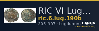 RIC VI Lugdunum 190b — CANOA