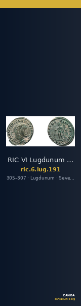 RIC VI Lugdunum 191 — CANOA