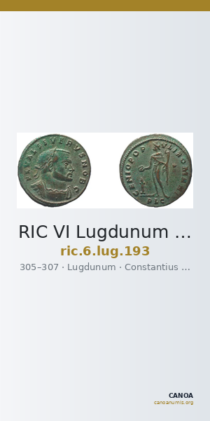 RIC VI Lugdunum 193 — CANOA