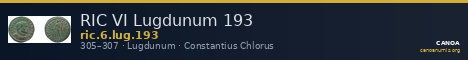 RIC VI Lugdunum 193 — CANOA