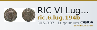 RIC VI Lugdunum 194b — CANOA