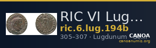 RIC VI Lugdunum 194b — CANOA