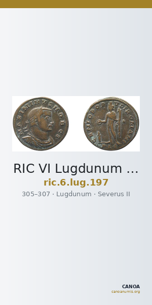 RIC VI Lugdunum 197 — CANOA